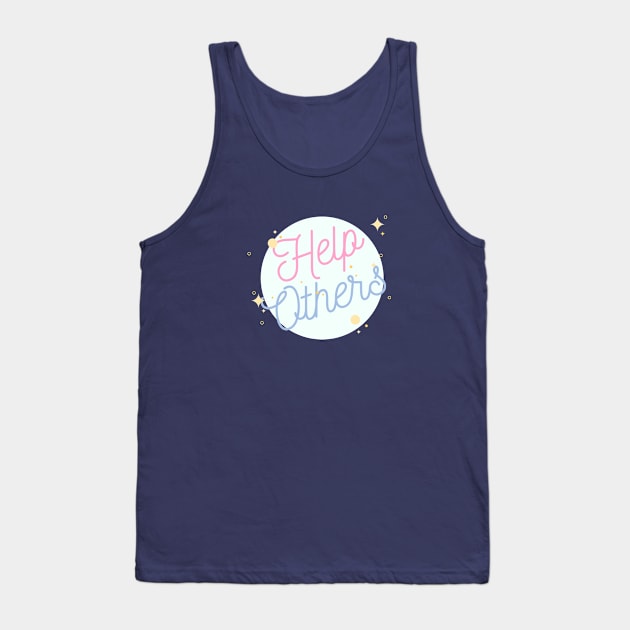 Help Others  - Alcoholic Clean And Sober Tank Top by RecoveryTees